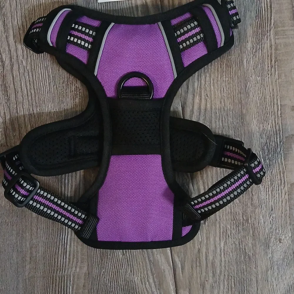 Rabbitgoo No Pull Dog Harness  Purple  Sz S  NEW